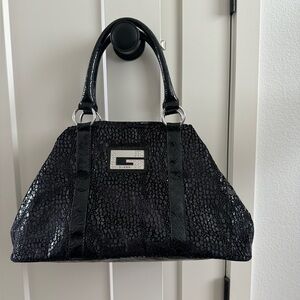 Guess Black Textured Women's Bag